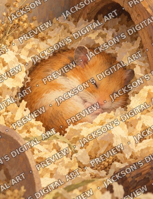 Sleepy Hamster