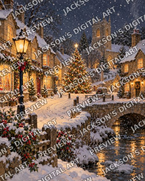 Snowy Village