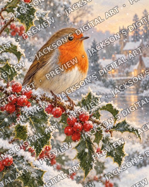 Robin on Holly