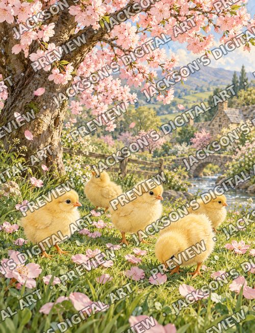 Chicks and Blossom