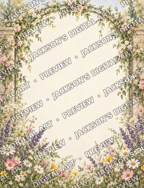 Country Garden Wedding Invitation